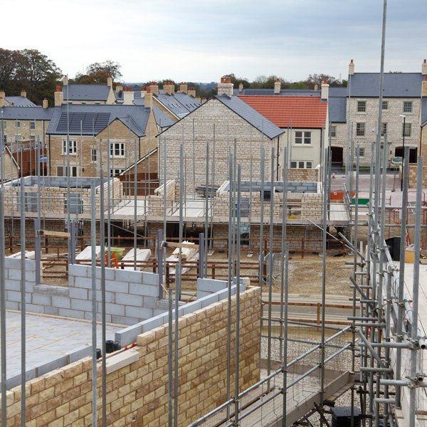 New build home work site