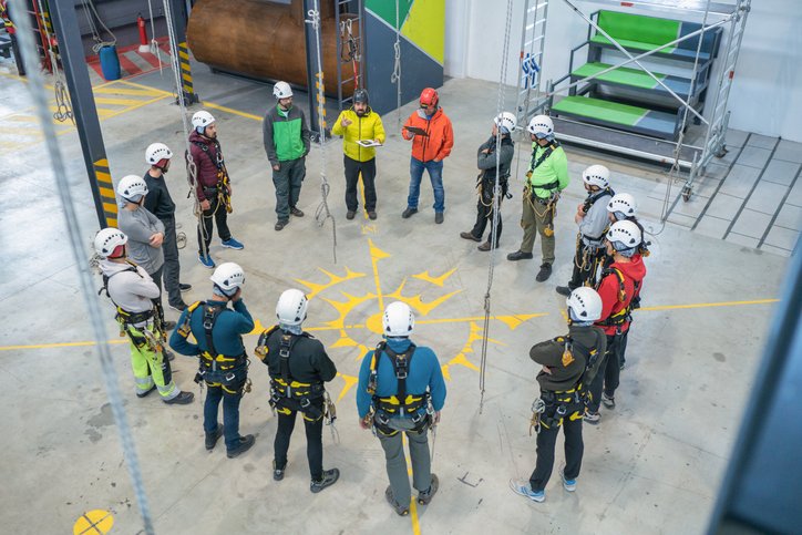 Group training for construction