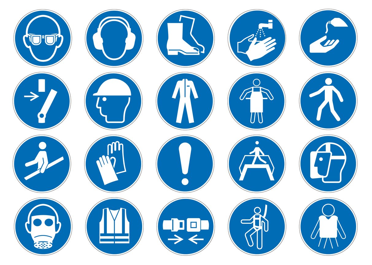 Mandatory sign examples